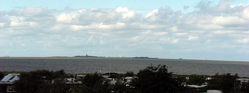 Blick zur Insel Neuwerk